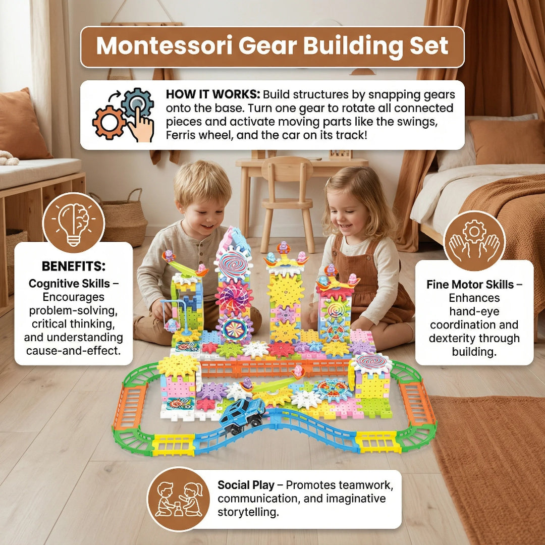 Construction Toy Gear Kit
