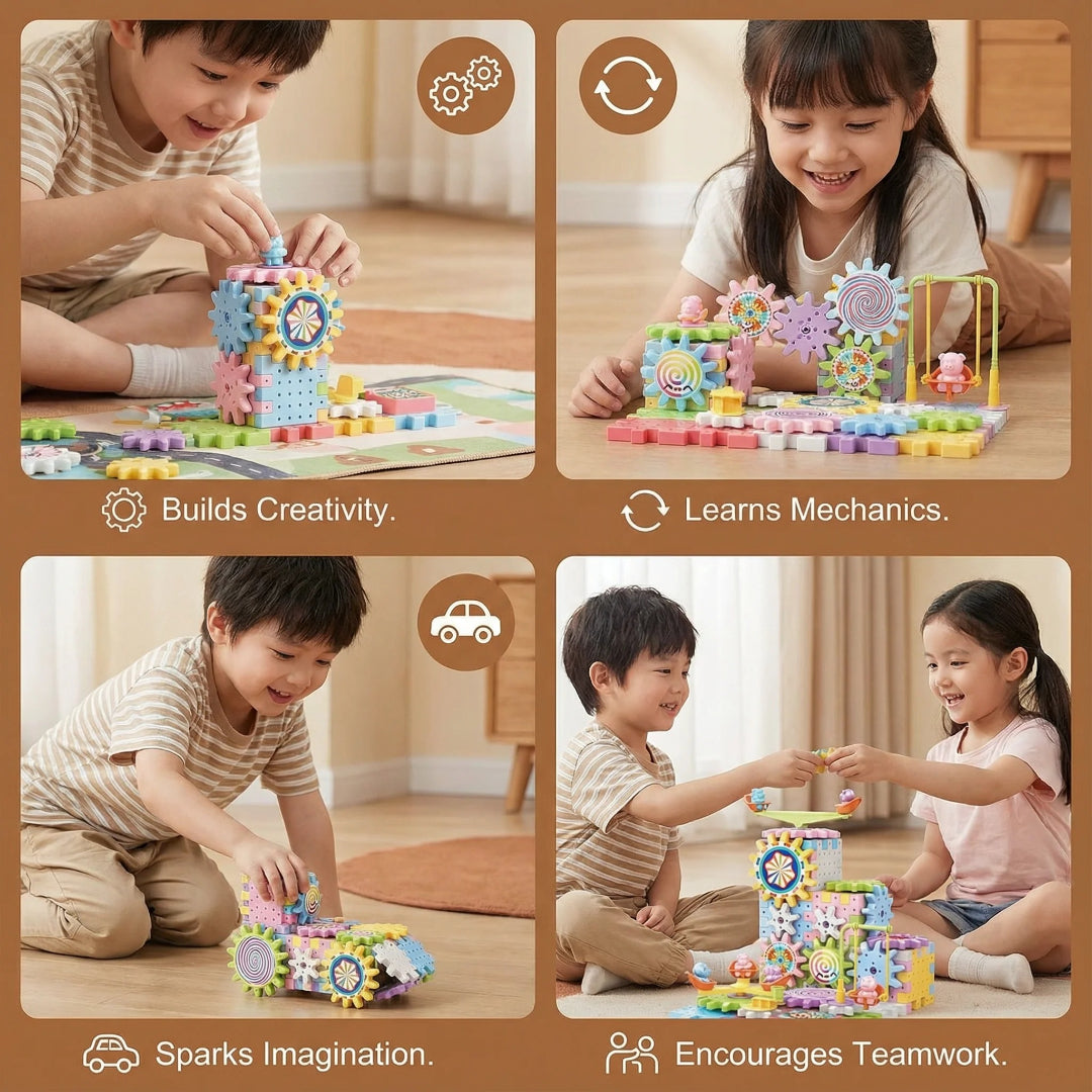 Construction Toy Gear Kit