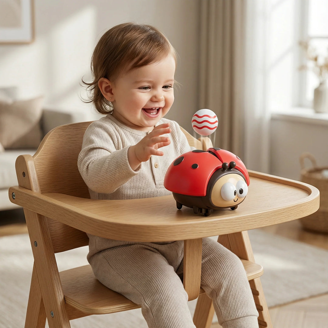 Air-powered Ladybug Toy Car