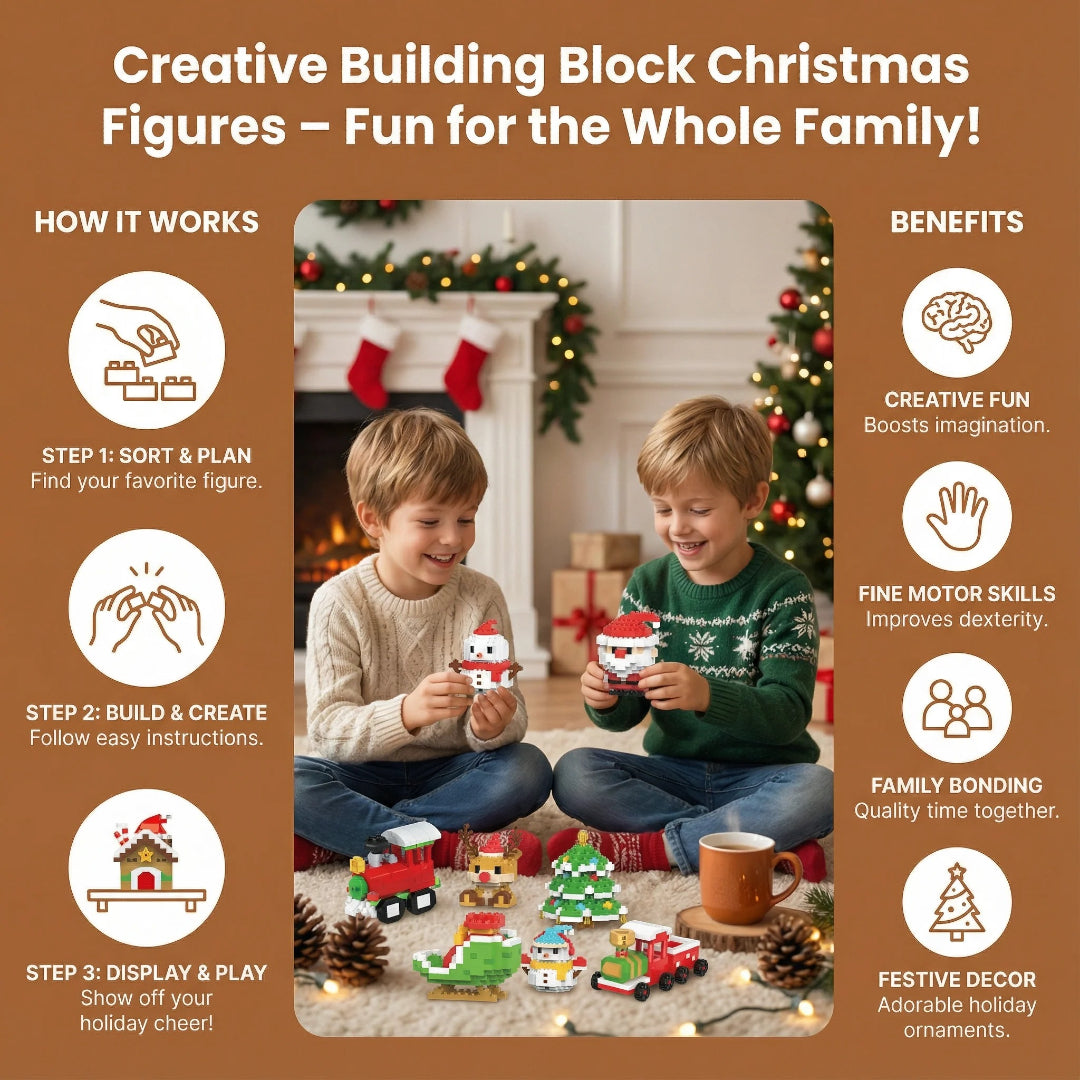 Block Weihnachtsfiguren: Innovatives Bau-Set