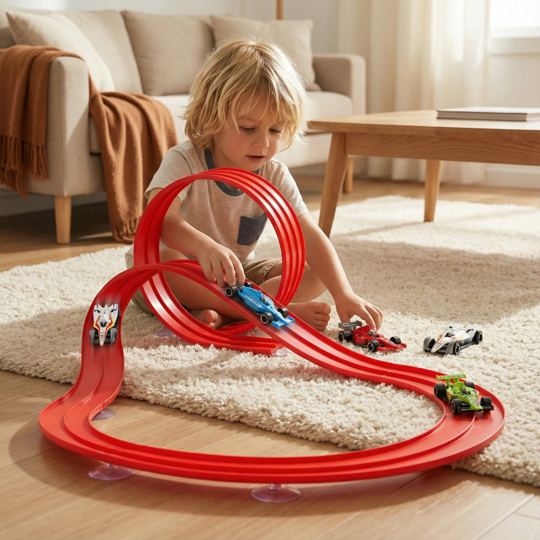 Adjustable Racetrack and Car Set