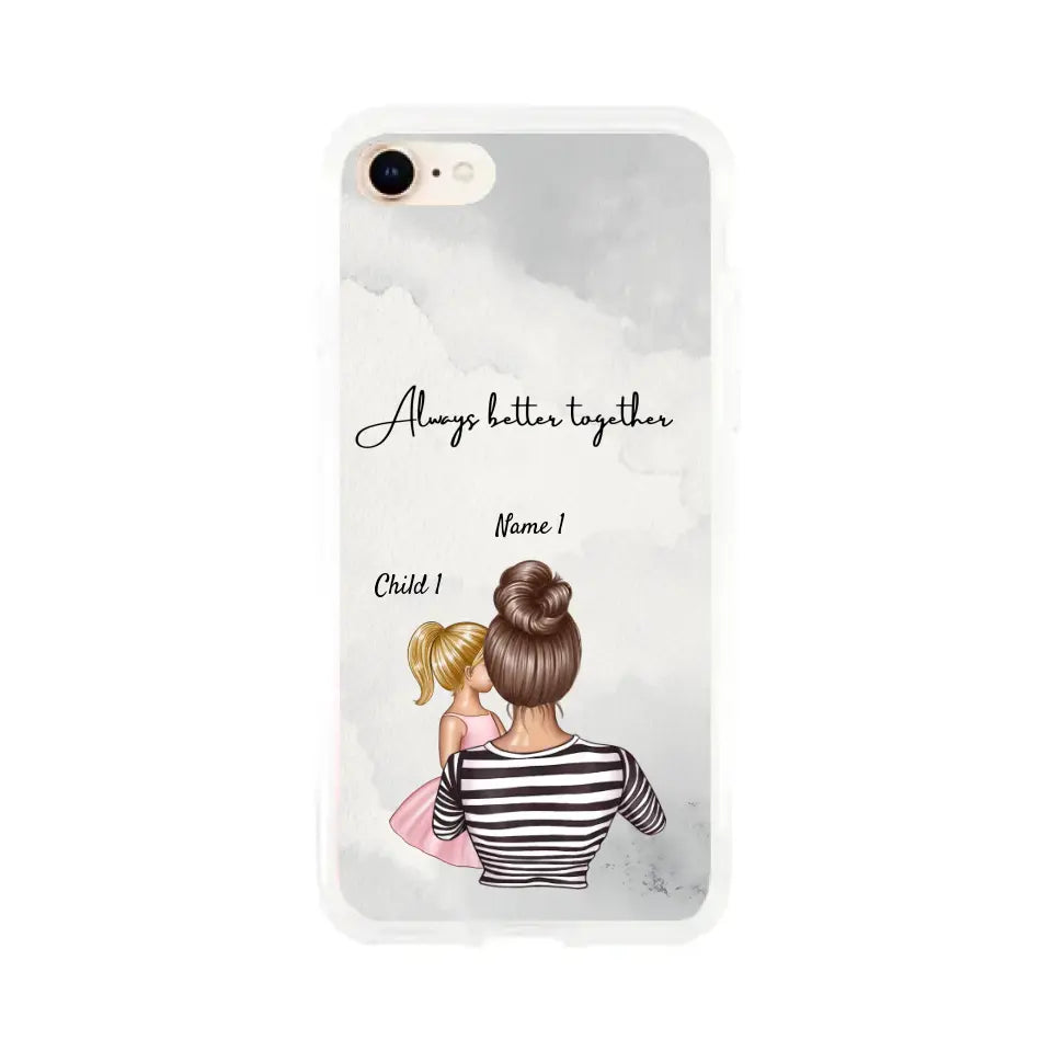 Mum with kids - Customized Phone Case (up to 4 children)