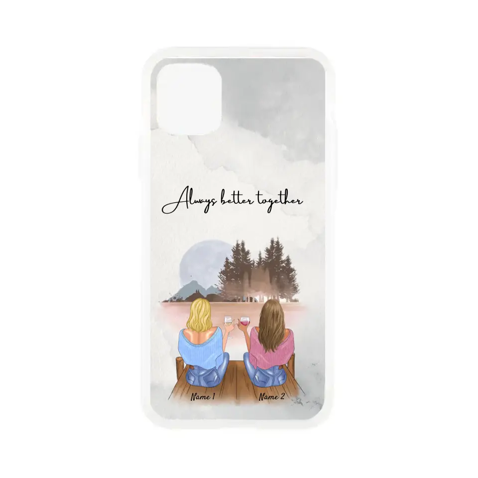 Best sisters ever - Customized Phone Case (2-4 women)