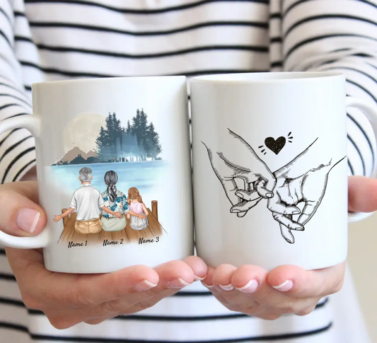 Grandparents with Grandchildren - Personalized Mug