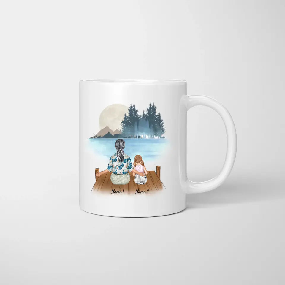 Grandma with Grandchildren - Personalized Mug