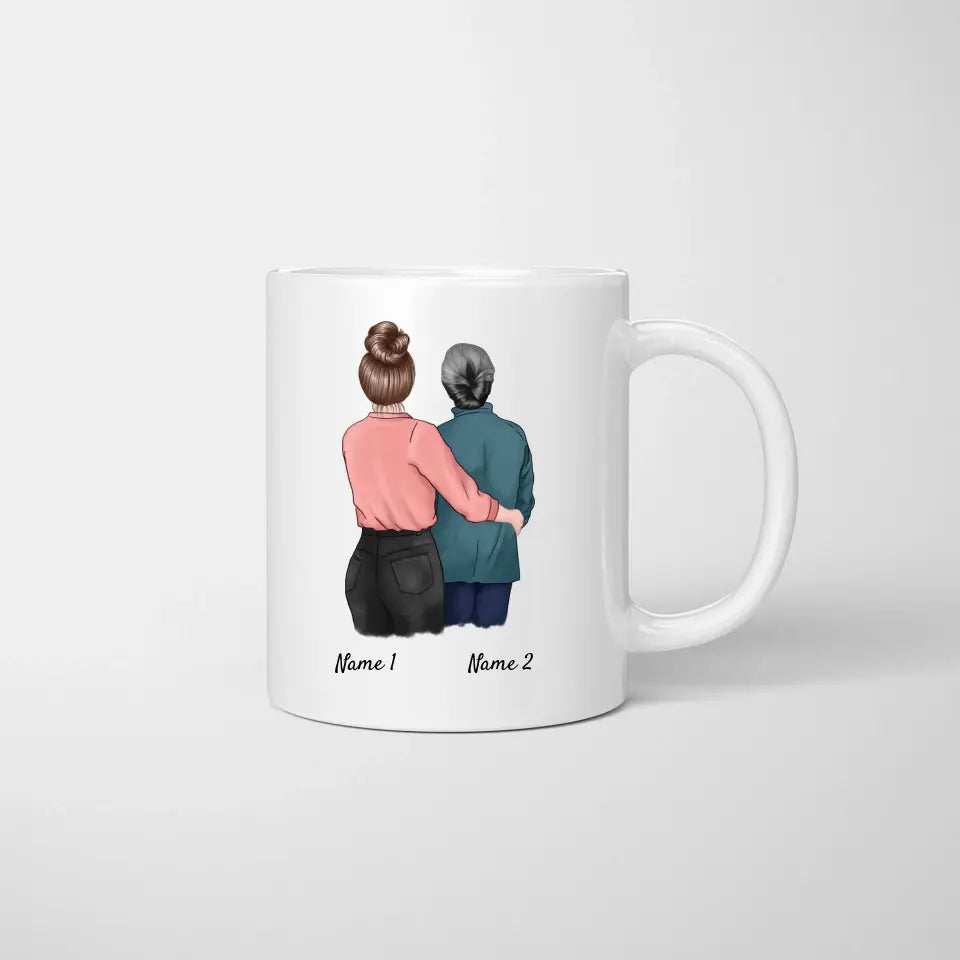 Mother & Daughter - personalized mug