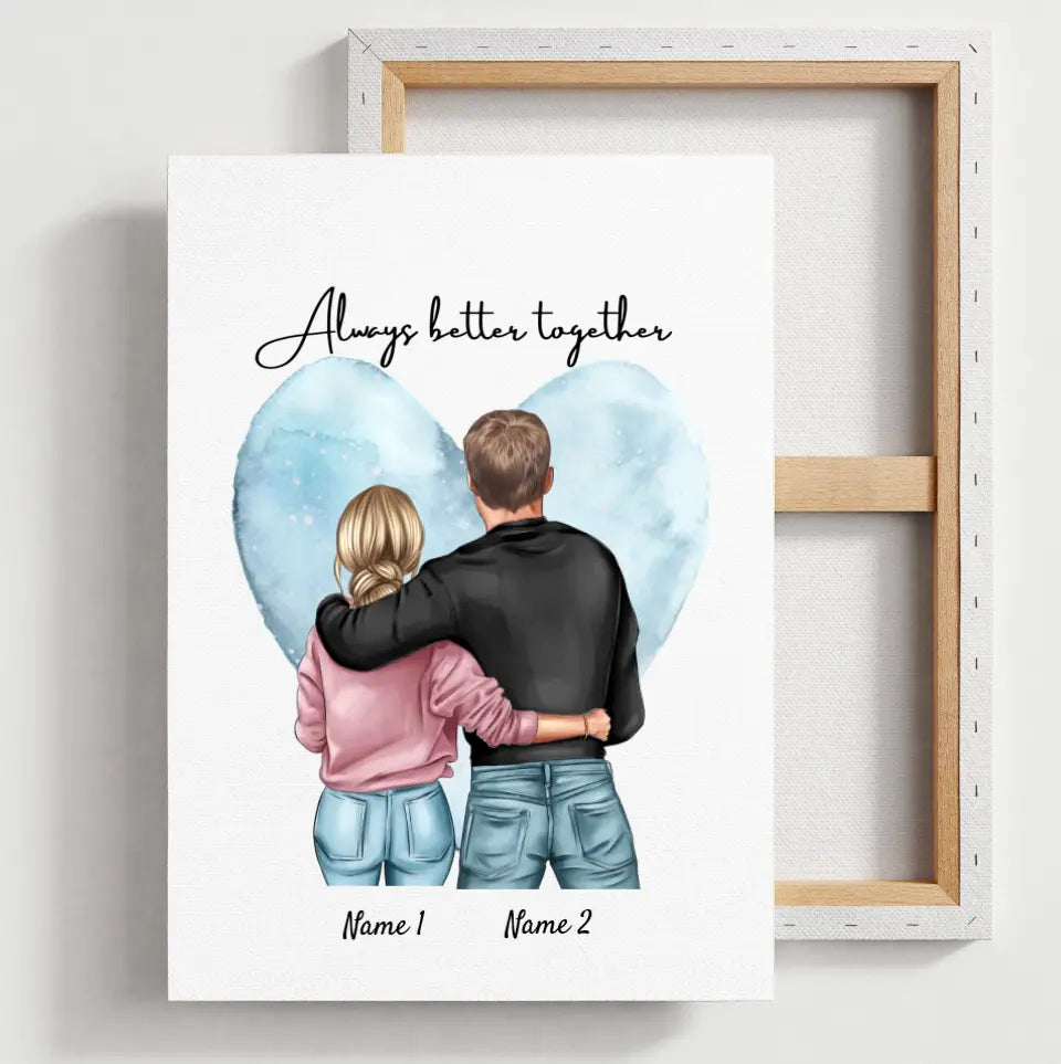 Best couple - personalized poster