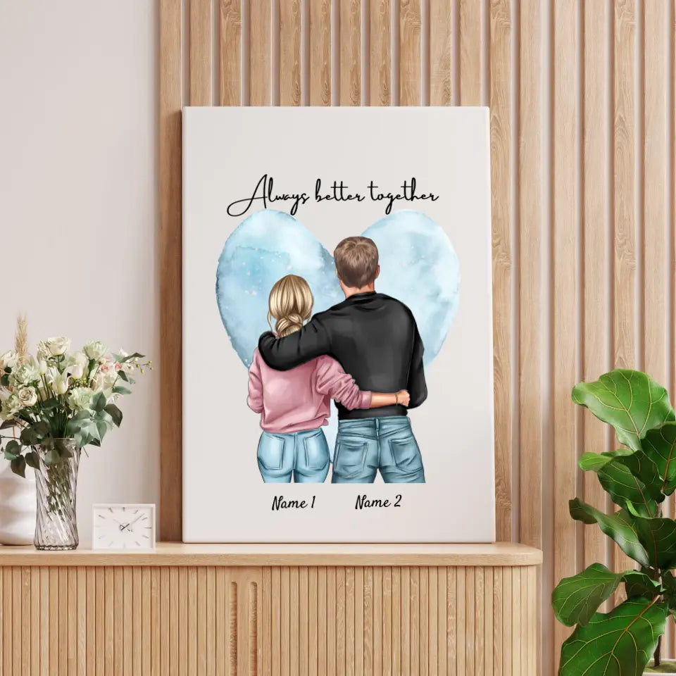 Best couple - personalized poster