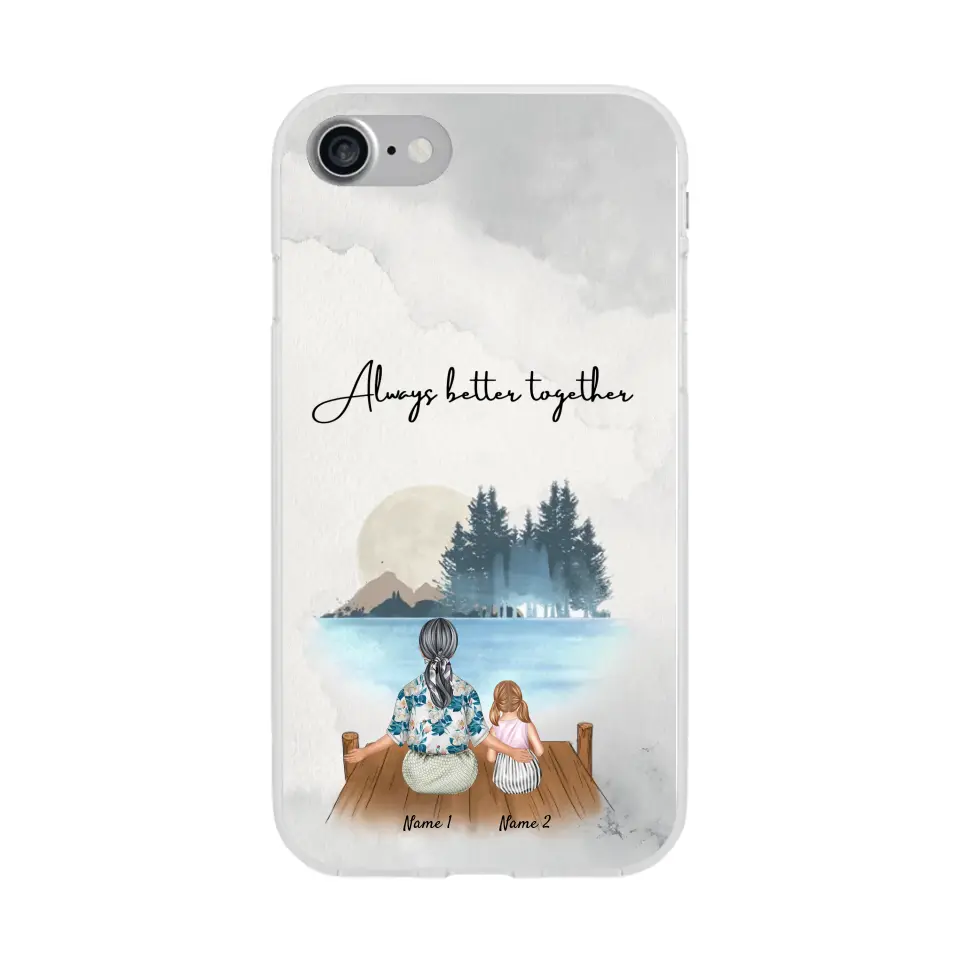 Grandma with Grandchildren - Customized Phone Case