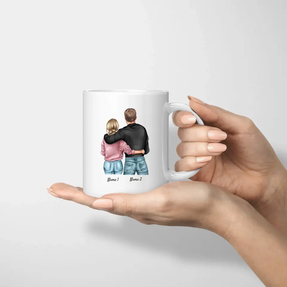 Love story - personalized mug