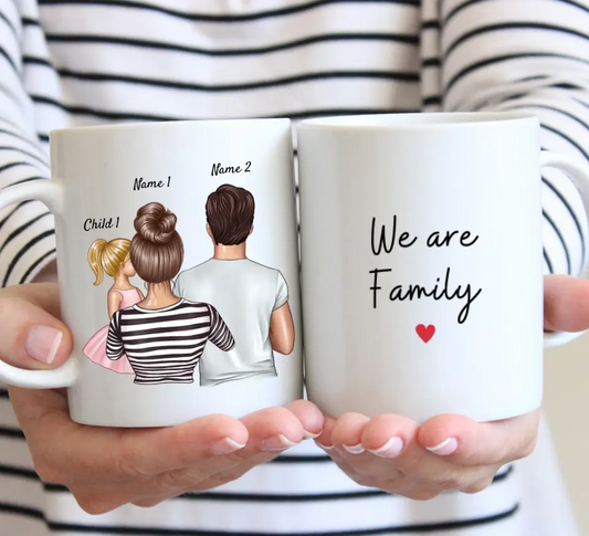 We are family - personalized mug