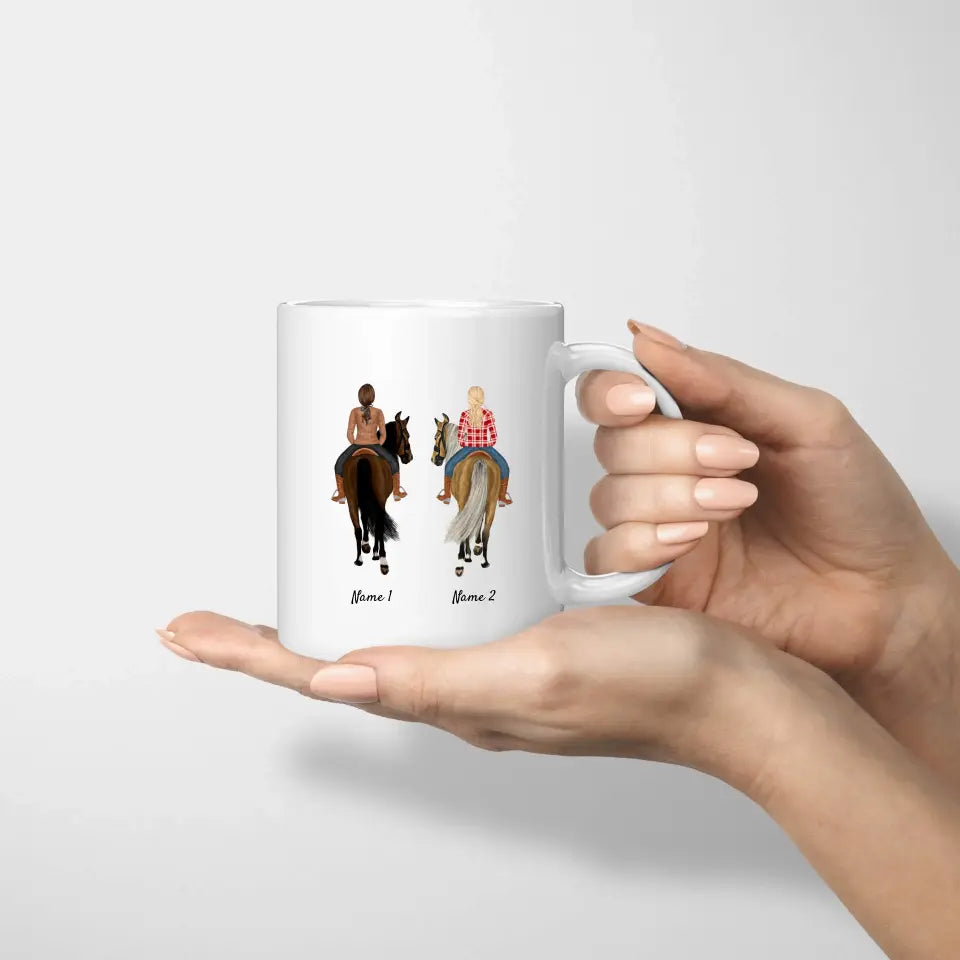 Friends till the end - personalized mug